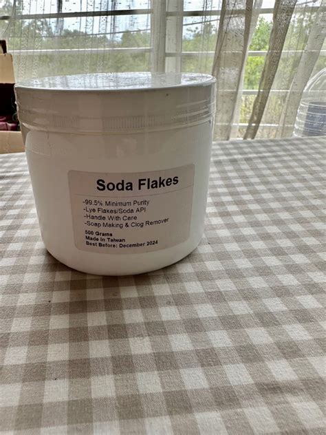 Sodium Hydroxide Beads Flake LYE Caustic Soda Furniture Home Living