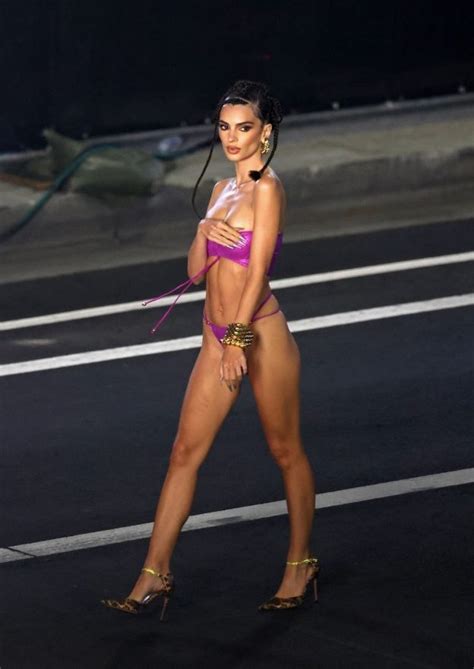 Emily Ratajkowski In A Bikini At The Private Savage X Fenty Show 51 Photos The Fappening