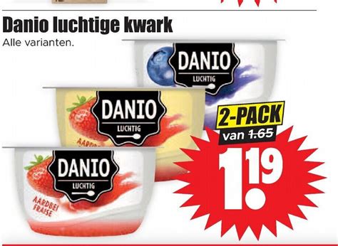 Danio Luchtige Kwark 2 Pack Aanbieding Verkrijgbaar Bij Dirk