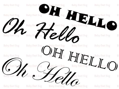 Bundle Oh Hello Svg Oh Hello Porch Sign Svg Hello Plank Sign Etsy