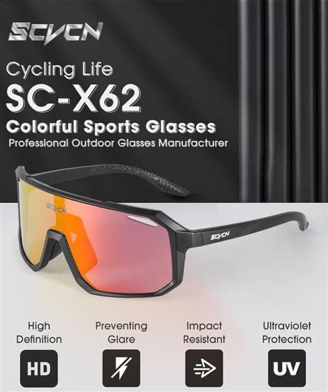 Scvcn Novos Culos De Sol Para Ciclismo Ao Ar Livre Casual Homens E