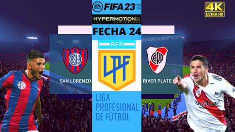 San Lorenzo Vs River Plate Futbol Argentino Fecha Fifa Next