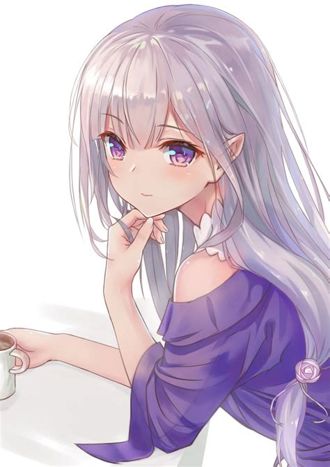 Silver Hair Anime Girl Characters