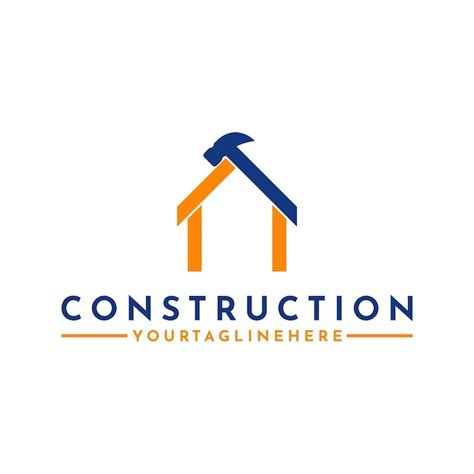 Premium Vector | Modern construction building logo design vector