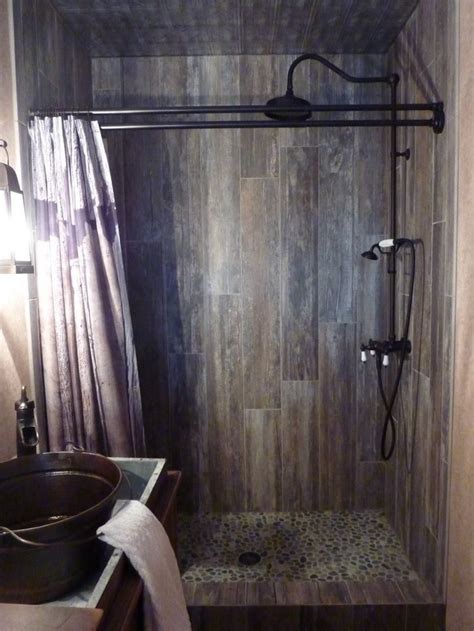 25 Wood Tile Showers For Your Bathroom