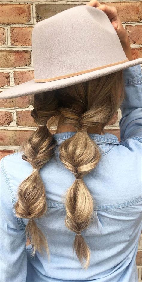 Cute Pigtail Hairstyle For A Simple And Stylish Weekend Braided