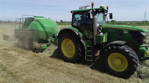 R Edwards Making Hay With A Fleet Of John Deere Machines YouTube