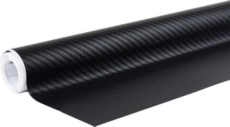 Carbon Folie Autofolie Wrap Carbon 3D Zwart Mat Bol