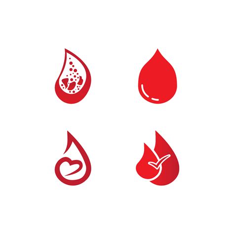 Blood drop donor vector icon 22026432 Vector Art at Vecteezy