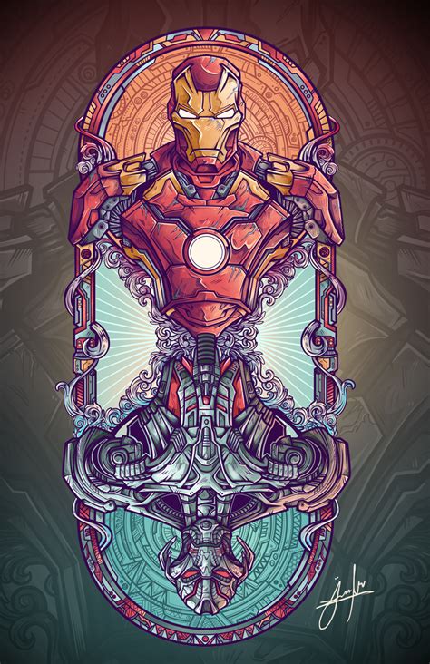 Iron Man Vs Ultron Fanart Project On Behance