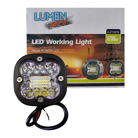 Lumen Atv Lm A Led De Trabajo Cuadrado Leds W Pz Lumenes