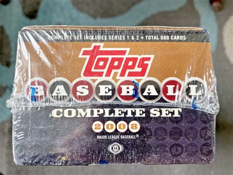 Topps Mlb Baseball Complete Factory Sealed Set Mantle W Rc