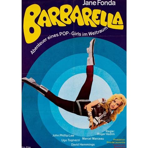 A Movie Poster For The Film Barbarella