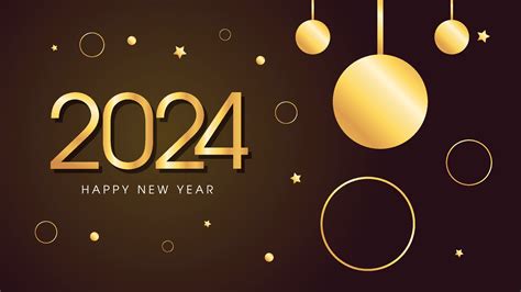 Happy New Year Background Design Template Vector Art At