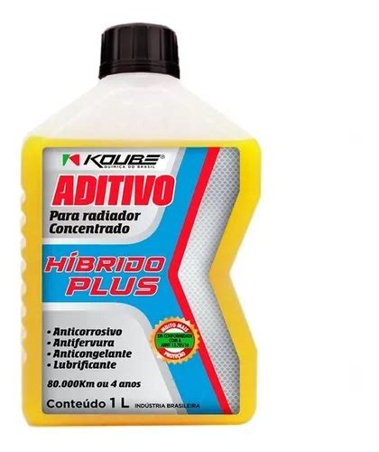 Aditivo Radiador Concentrado Hibrido Amarelo Koube 1l