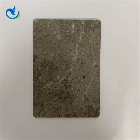 Arris High Glossy False Stone Panels Spc Marble Sheet Uv Coating Wall