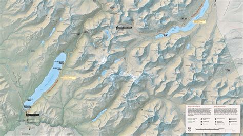 Glacier National Park Map (PDF) • PhotoTraces