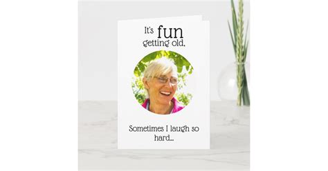 Personalized Funny Aging Getting Old Birthday Card Zazzle