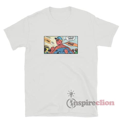 Spider-Man Lets Go Mets Meme T-Shirt - Inspireclion.com