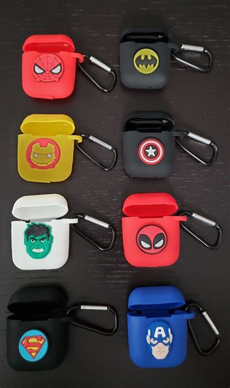 8 Superhero Apple Airpod Cases With Hook Baby Avengers Marvel Avengers