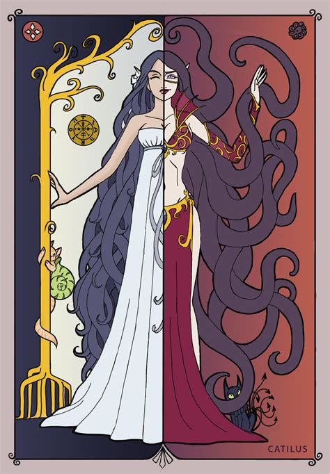 Oc Art Oriels Tarot Card The Wheel Of Fortune And The Empress