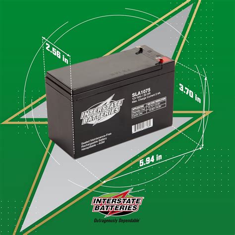 Interstate Batteries Bater A Sla De V Ah Yaxa Colombia