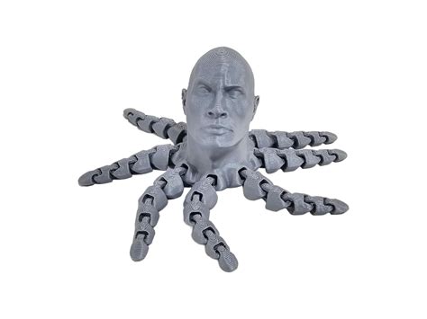 Amazon D Printed Rocktopus The Rock Articulated Fidget Octopus