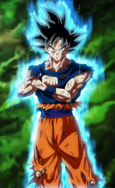 Goku Ultra Instinct By Sennin Gl 54 On Deviantart Anime Dragon Ball