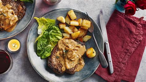 Steak Diane With Sauté Potatoes Recipe Bbc Food