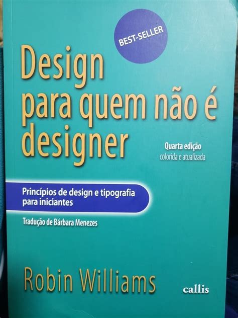 Livro Design Para Quem Não É Designer Robin Williams MercadoLivre