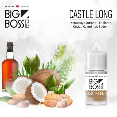 Castle Long Big Boss Salt Likit 30 ML Premium Likit Premium