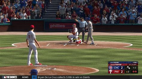 MLB The Show 23 Phillies Vs Cubs Game 45 Mlbtheshow Franchise