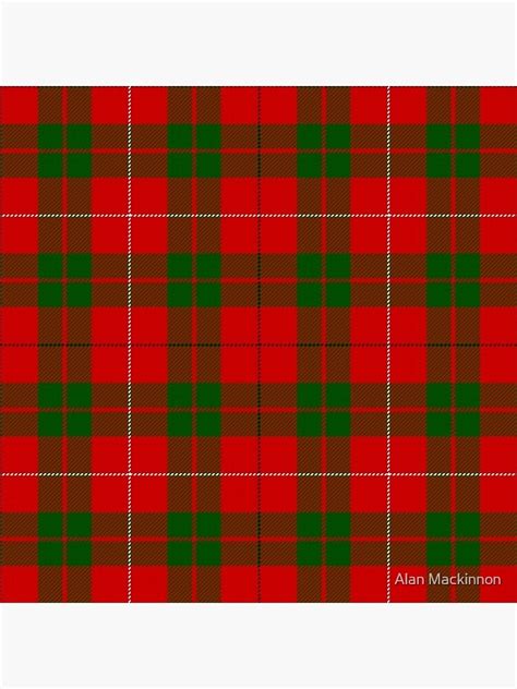 Mackinnon Tartan 1842 Metal Print For Sale By Cantick Redbubble