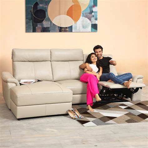 Recliner Sofa With Lounger (Sectional Sofa)