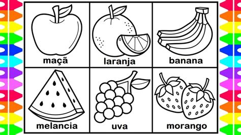 Desenhos De Frutas Para Imprimir E Colorir Images