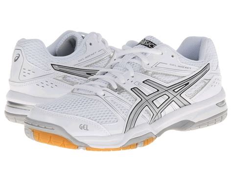 Женские Asics GEL-Rocket 7 (White/ Silver) - купить в Украине, цена ...