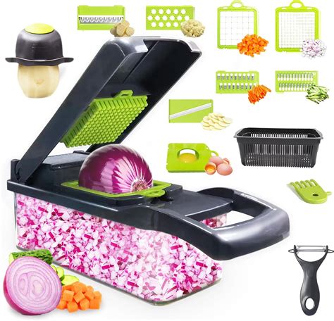 Amazon Auzeuner Veggie Chopper With Container Vegetable Chopper