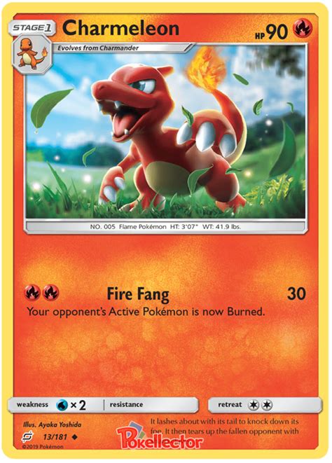 Charmeleon Team Up Pokemon Card