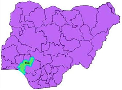 Map Of Nigeria Showing Ondo State The Federal Polytechnic Ile Oluji Download Scientific