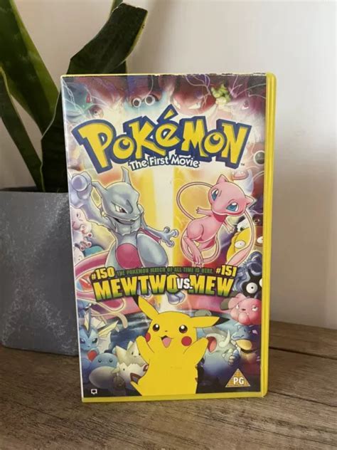 RARE POKÉMON THE First Movie Yellow VHS Newtwo vs Mew 15 00 PicClick UK