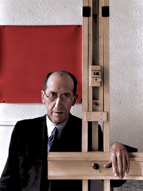 Piet Mondrian In His Studio New York 1942 Photograph By Arnold