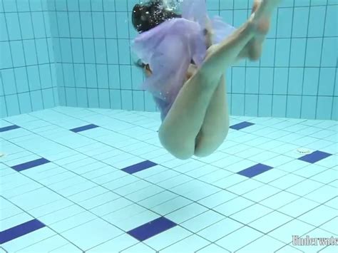 Aneta Big Tits And Purple Dress In The Pool Free Porn Videos YouPorn