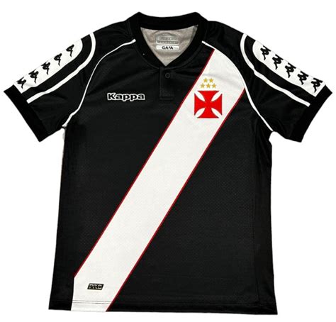 Camisa Vasco Retr Feminina Kappa Preta