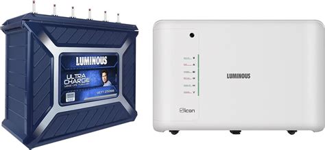 Luminous Inverter Battery Combo Icon Pure Sine Wave Va V