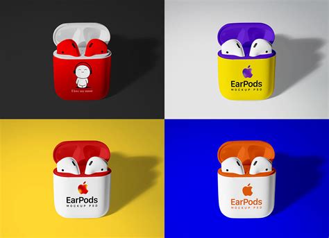 Free Apple Airpods 2 Mockup Psd Behance