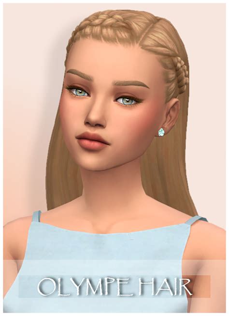 Sims Maxis Match Braided Hair Cc All Free Fandomspot