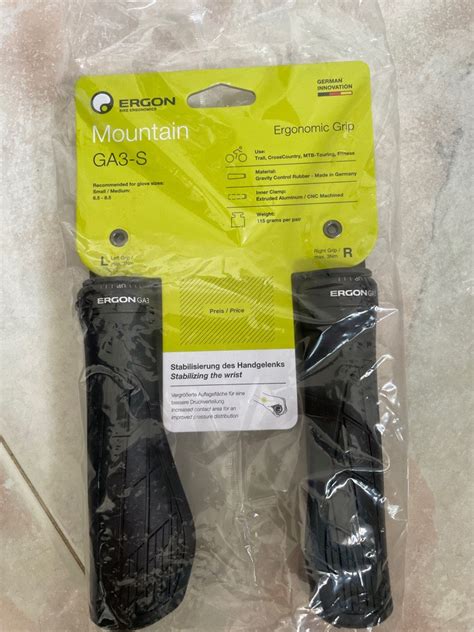 Ergon GA3 S Handlebar Grip Prevents Wrist Pain And Injury Rubber Made