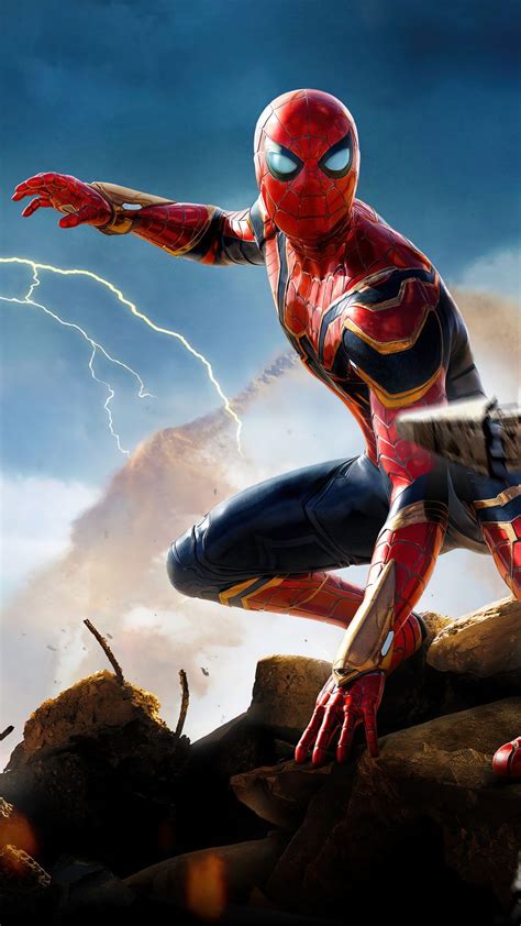 Spider-Man Thunder In No Way Home 4K Ultra HD Mobile Phone Wallpaper