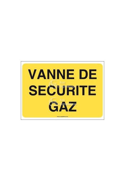 Panneau Vanne De S Curit Gaz