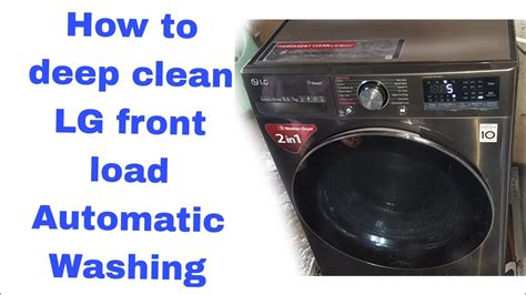 How To Deep Clean LG Front Load Inverter YouTube